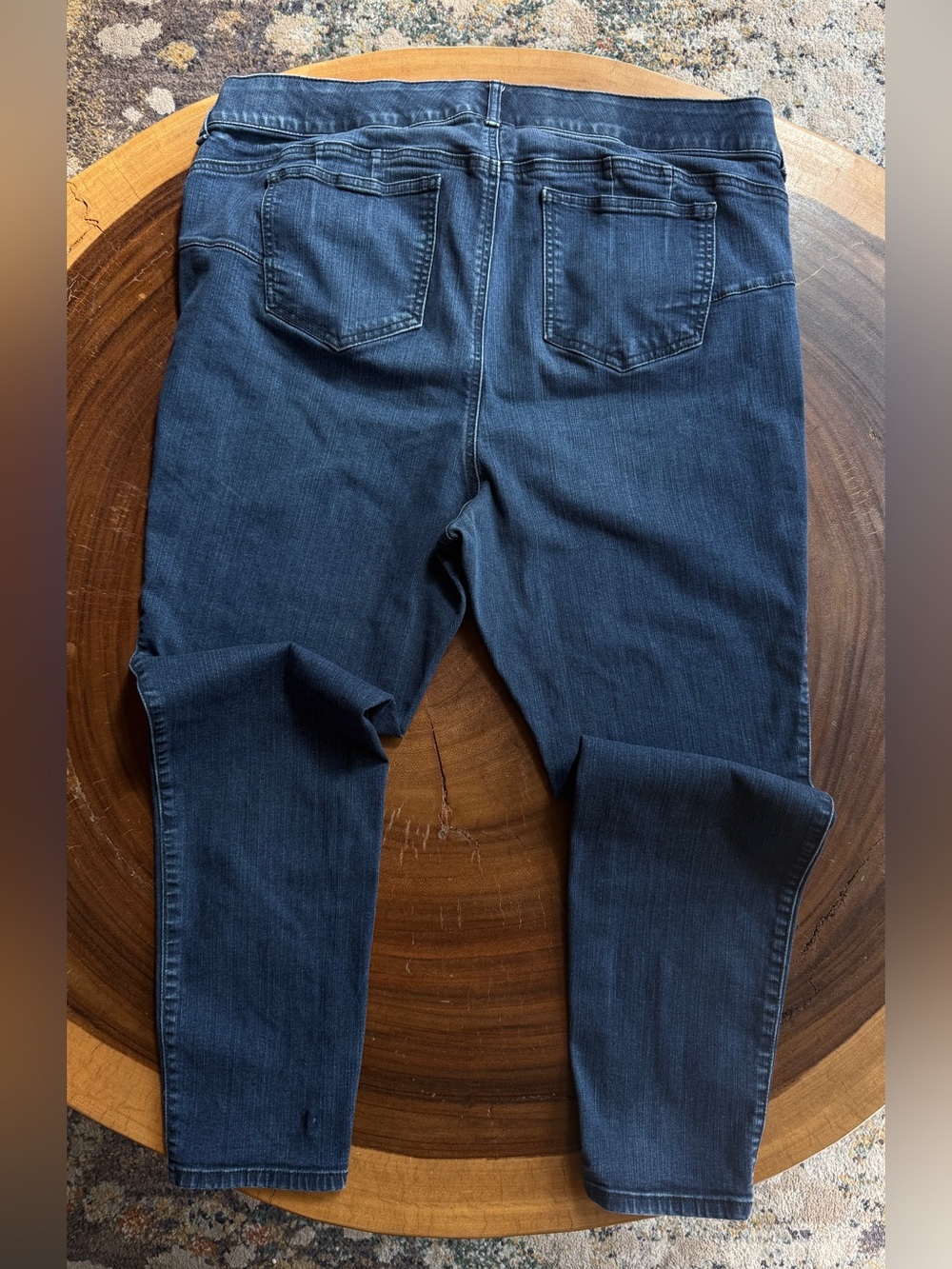 Torrid Women's Bombshell Skinny Jeans in Dark Blue Denim 22R - Picture 4 of 11